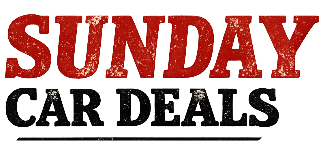 Sunday Car Deals — weekly deals, real savings